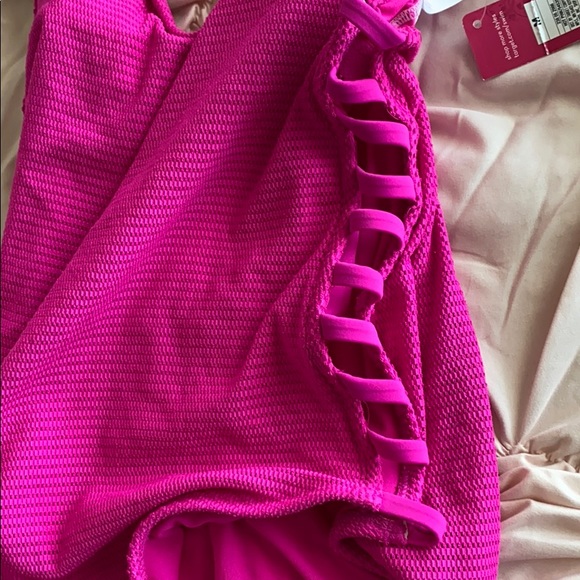 Hot Pink Swimsuit - Picture 2 of 5